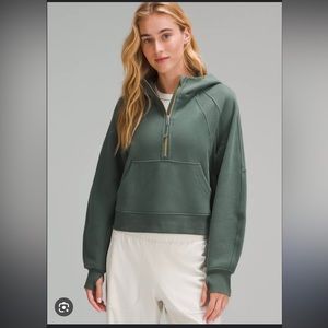 Scuba oversized funnel neck half zip